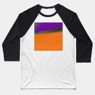 blue purple orange green abstract texture Baseball T-Shirt